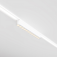 Трековый светильник 12W 3000К для ультратонкого магнитного шинопровода Maytoni Technicall Radity Points TR082-1-12W3K-M-W