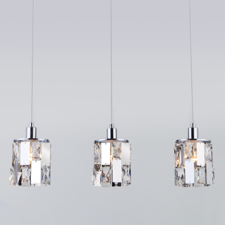 50101/3 хром хром Светильник подвесной Eurosvet Scoppio a044681 