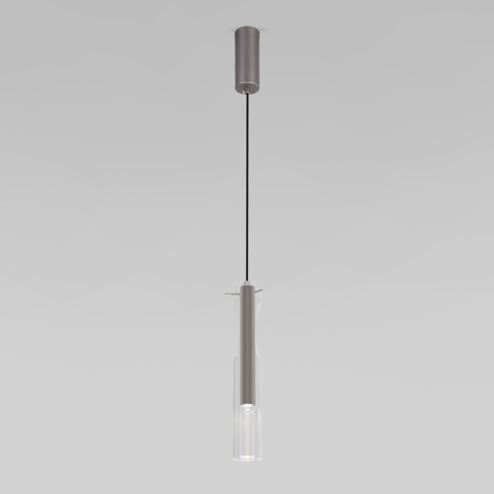 Подвесной светодиодный светильник со стеклянным плафоном Eurosvet Swan 50254/1 LED (a063279)