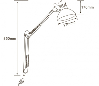 Настольная лампа Arte Lamp Senior A6068LT-1AB