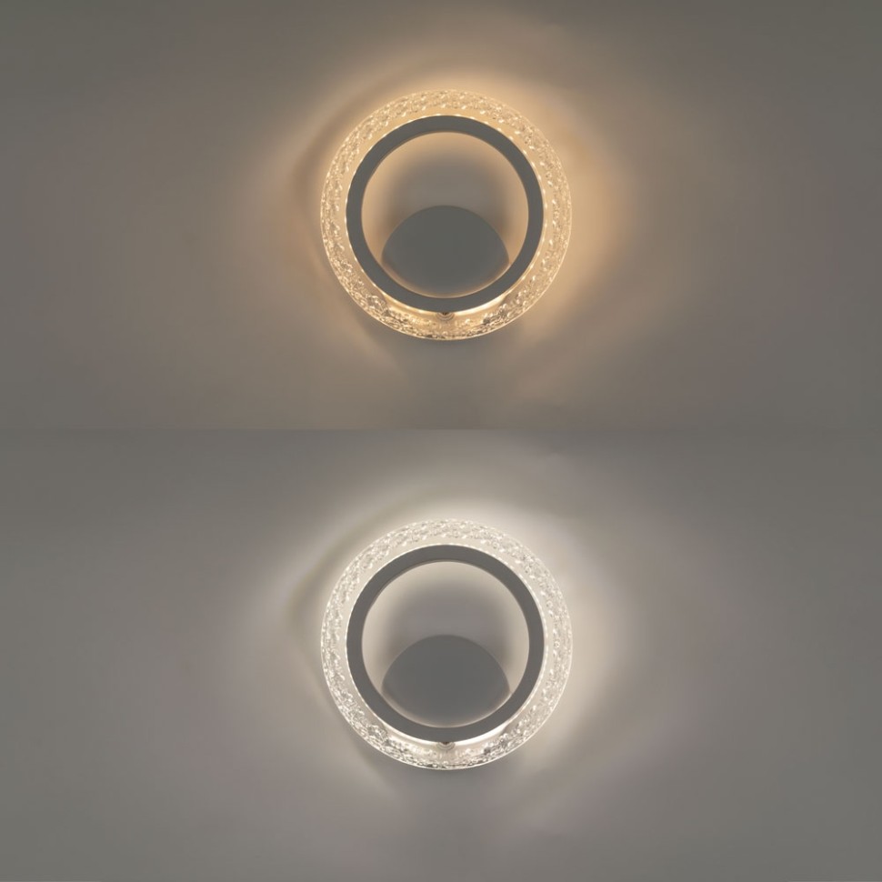 Настенный светодиодный светильник Arte Lamp Camelia A2533AP-6WH, цвет белый - фото 3