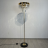 Торшер RH 1920S Odeon Clear Glass Floor Lamp GOLD ImperiumLoft