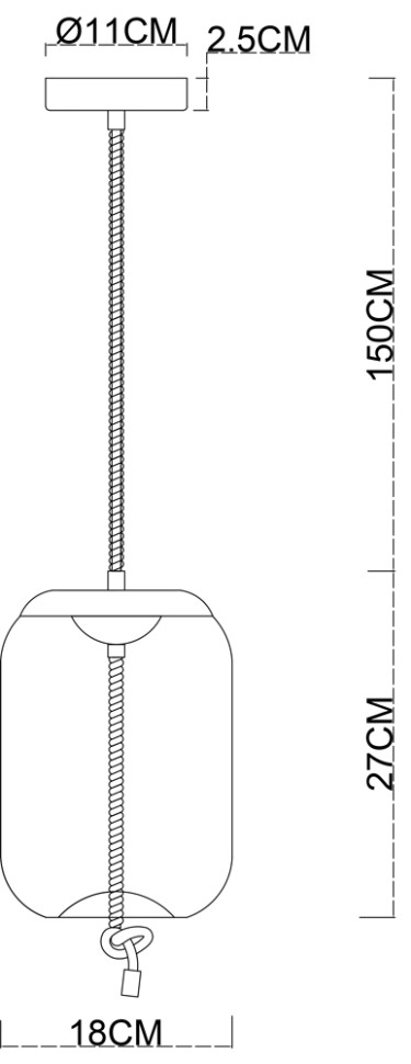 Подвесной светильник Arte Lamp Cody A7766SP-1BC, цвет черный хром - фото 2
