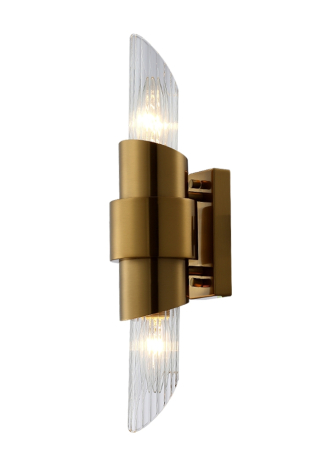 Бра Crystal Lux JUSTO AP2 BRASS 