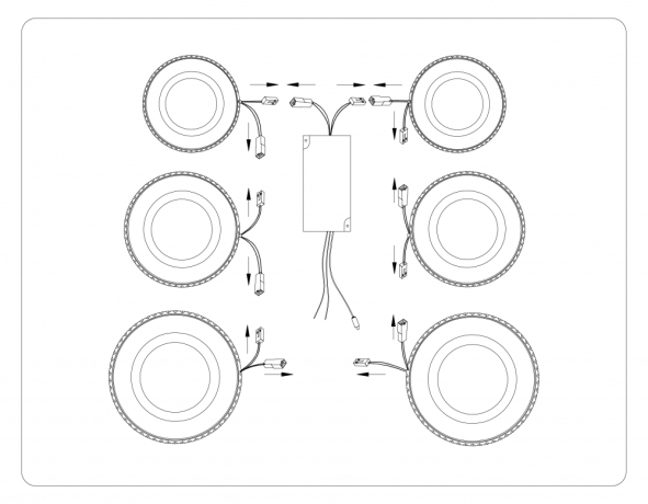 Потолочная люстра Ambrella Light FA FA8874 