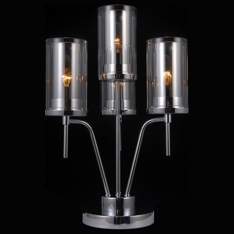Настольная лампа декоративная Natali Kovaltseva Helsinki II HELSINKI II 79012-3T CHROME 