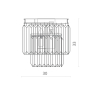 Бра с лампочками DIVINARE 3001/02 AP-2+Lamps 