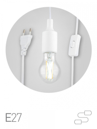 Светильник для растений ЭРА FITO-Holder E27 5 м с проводом и выключателем для фитоламп с цоколем Е27 Б0064206