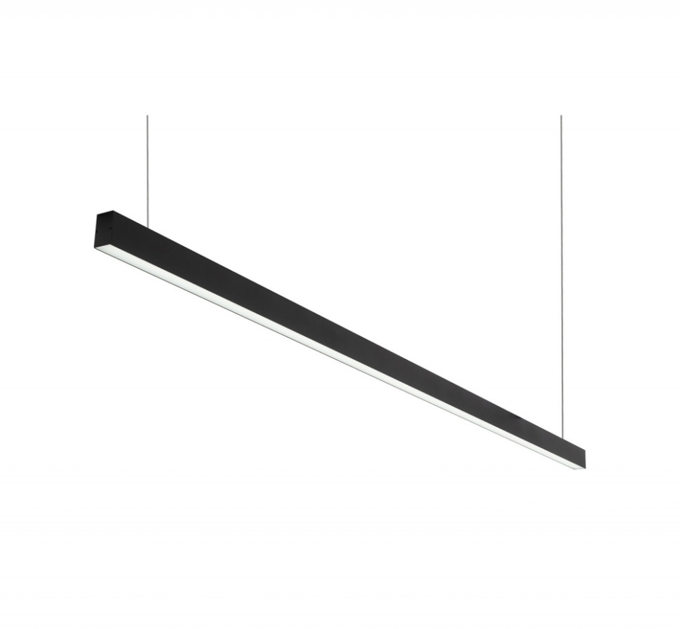 Линейный подвесной светильник Denkirs DK9204-BK, цвет черный