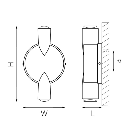 Накладной светильник Lightstar Dito 380623