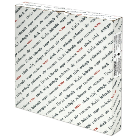 Часы настенные TROYKATIME (TROYKA) 91900945, круг, белые, черная рамка, 23х23х4 см (452286)