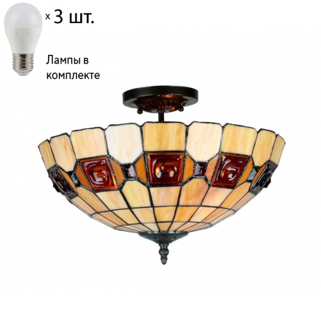 Люстра потолочная с лампочками Omnilux OML-80507-03+Lamps 