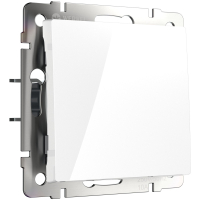 Выключатель одноклавишный проходной (белый) Werkel W1112001