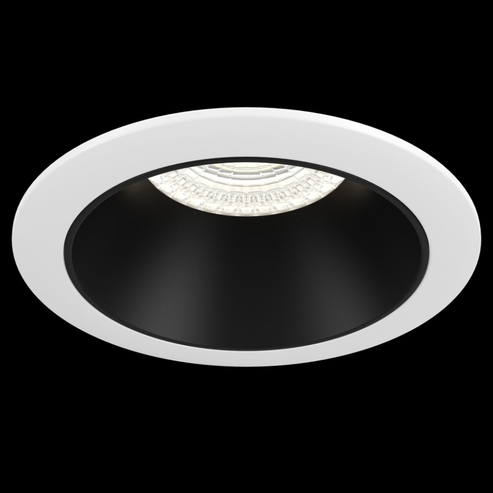 Встраиваемый светильник Maytoni Share DL051-1WB (DL051-01W+DLA051-03B), цвет черно-белый - фото 3