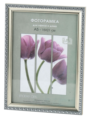Нарушена упаковка! <182810> Interior Office 990 30*40 серебро (5/15) (5/15/225)