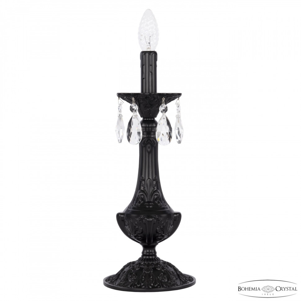 Настольная лампа Bohemia Ivele Crystal AL78100L/1-38 BM, цвет черный AL78100L/1-38 BM - фото 2