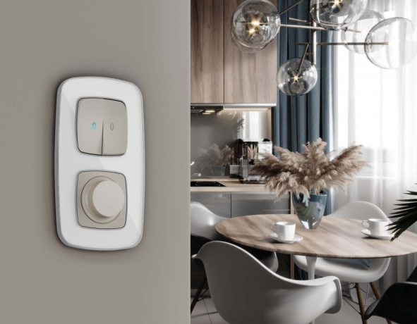 Рамка на 1 пост Ambrella Volt OMEGA OF640131