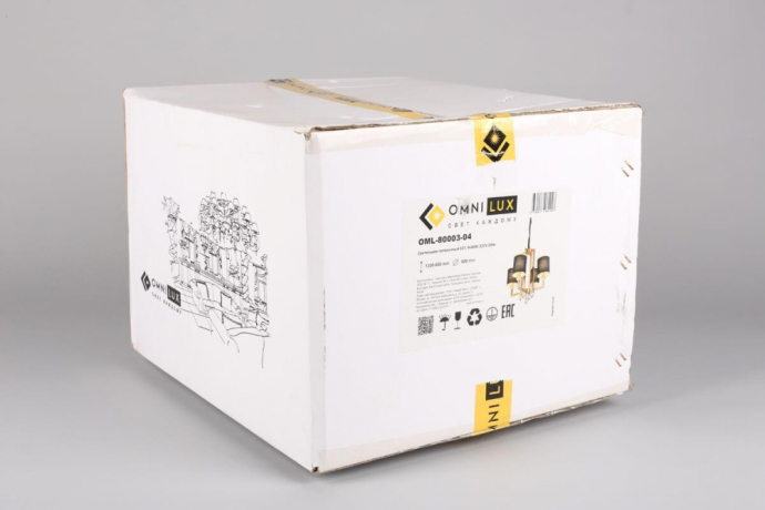 Люстра подвесная с лампочками Omnilux OML-80003-04+Lamps 