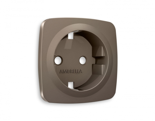 Накладка для розетки с заземлением Ambrella Volt OMEGA OP6360 