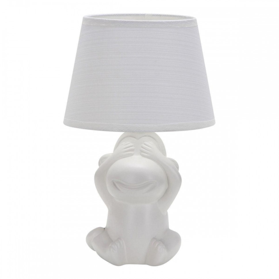 Настольная лампа Escada Monkey 10176/T White, цвет белый 10176/T White - фото 1