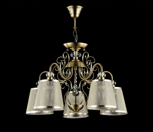 FR2405-PL-05-BZ Люстра с двойным креплением Freya Driana (FR405-05-R) 