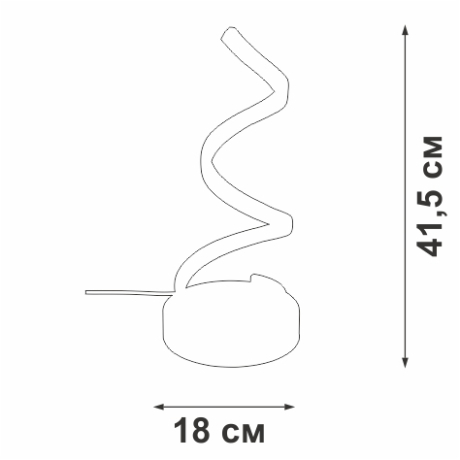 Натольная лампа Vitaluce V4677-1/1L 