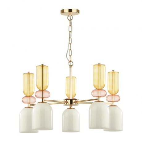 Люстра подвесная со светодиодными лампочками E27, комплект от Lustrof. №316861-624506 