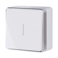 Выключатель одноклавишный с подсветкой Werkel Gallant (белая) W5010101