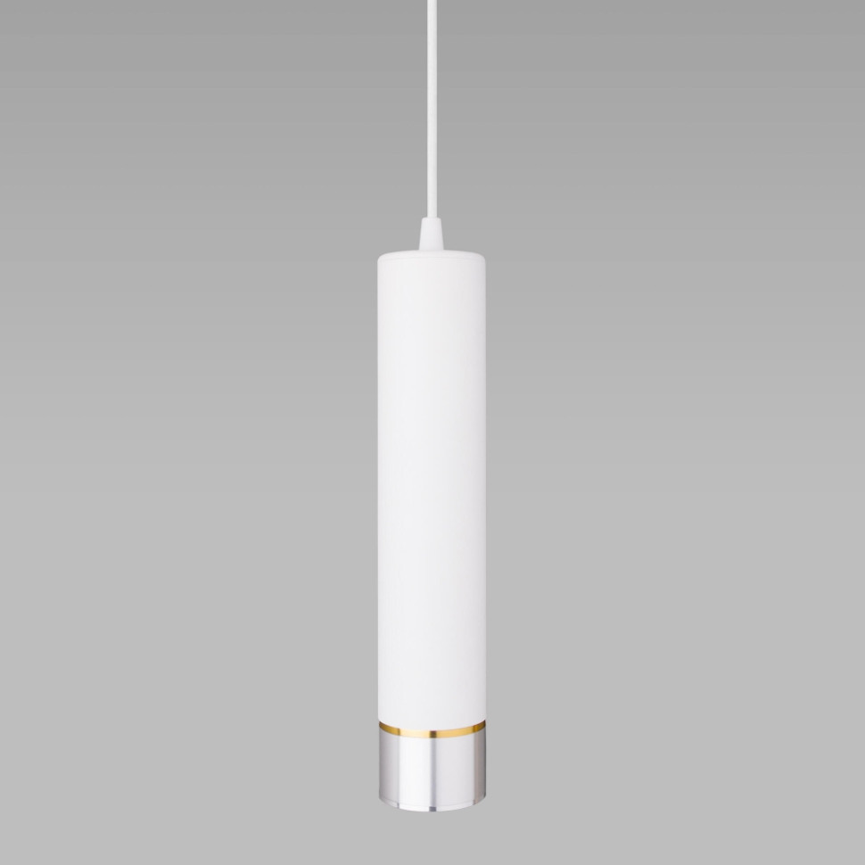 Подвесной светильник Eurosvet  DLN107 GU10 (a056470), цвет белый DLN107 GU10 белый/серебро - фото 1