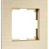 Рамка на 1 пост Werkel AluMax шампань W0013511 