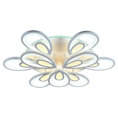 Светодиодная диммируемая люстра с пультом Profit Light 1507/6+3 WHT 