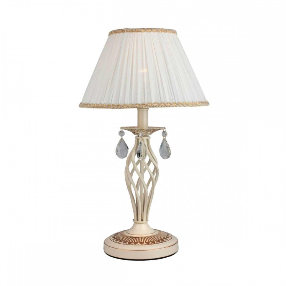 Настольная лампа со светодиодной лампочкой E27, комплект от Lustrof. №25031-657137, цвет белое золото