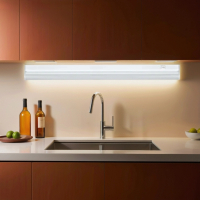 Нарушена упаковка!  <189633> Светодиодный линейный светильник Ultraflash LWL-2013-08CL (40LED, 220В, 8W, с сетевым проводом) 12327