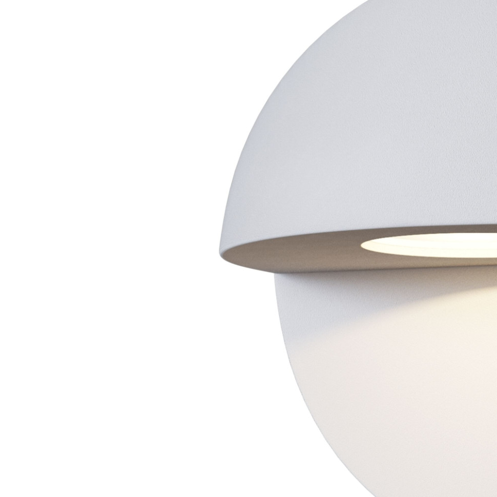 Настенный уличный светодиодный светильник Maytoni Mezzo O033WL-L3W3K, цвет белый - фото 3
