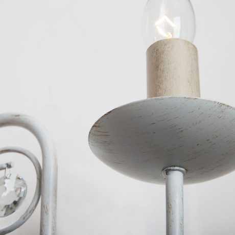 Бра Eurosvet Tomas 60018/2 белый с золотом 