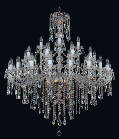 1415/20+10+5/400/G Подвесная люстра Bohemia Ivele Crystal 