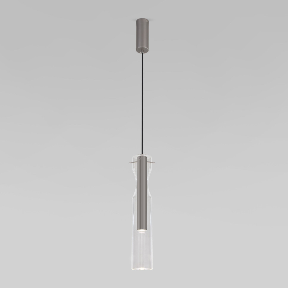 Подвесной светодиодный светильник со стеклянным плафоном Eurosvet Swan 50253/1 LED (a063276)