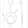 Нарушена упаковка! <444810> Настенный светильник Arte Lamp Polaris A2604AP-7GO