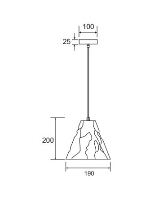 Подвесной светильник от Lustrof 735671-769613