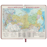 Нарушена упаковка!  <199661> Ежедневник недатированный А5 138х213 мм BRAUBERG "Cayman" под кожу, 160 л., коричневый/коричневый, 125084 (125084)