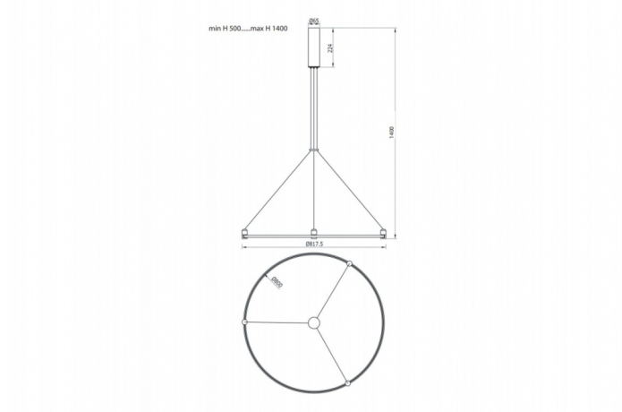 Основание для магнитной модульной системы CODE 1.2 Donolux DL20221D800 Black Bronze 