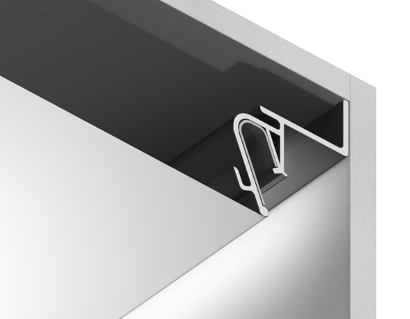 Профиль для контурной подсветки натяжного потолка Ambrella Light GP GP4100BK 