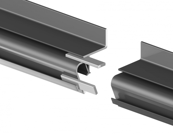 Профиль для контурной подсветки натяжного потолка Ambrella Light GP GP4100BK 