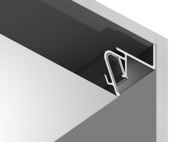 Профиль для контурной подсветки натяжного потолка Ambrella Light GP GP4100BK 