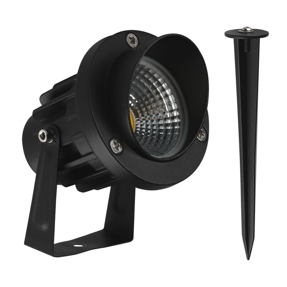 Грунтовый светильник Arte lamp Elsie A1309IN-1BK, цвет черный
