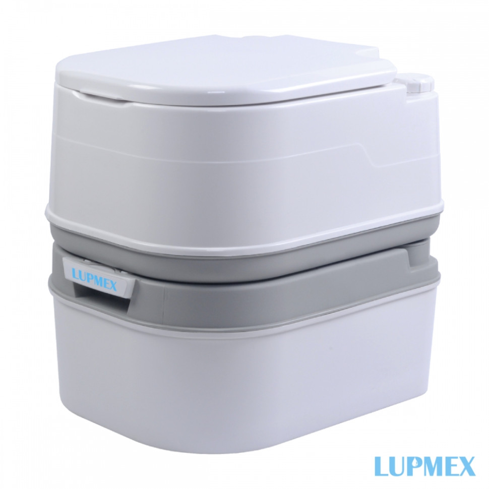 биотуалет lupmex 79001 без индикатора Биотуалет Lupmex, белый с серым 79001