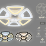 Потолочная светодиодная люстра с пультом ДУ (инфракрасный) Ambrella light Acrylica FA4494 