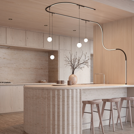 Трековый светильник Technical TR173-1-8WTW-B Basis 