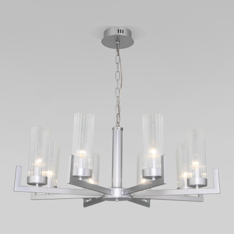 Подвесная люстра Eurosvet Arganie 60133/8 серебро 