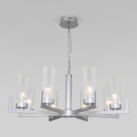 Подвесная люстра Eurosvet Arganie 60133/8 серебро (a057760)